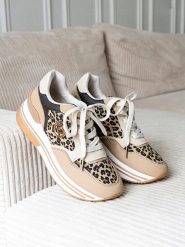 Bellucci Sneakersy w kolorze beżowym rozmiar: 38. Brązowe trampki Bellucci, bez wzorów, bez zapięcia. Za 152.95 zł.