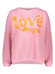Miss goodlife Bluza "Love more" w kolorze jasnoróżowym rozmiar: M. Różowe bluzy miss goodlife, m, bez wzorów, z bawełny, bez kaptura. Za 228.92 zł.