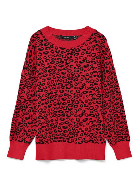 Vero Moda Sweter w kolorze czerwonym rozmiar: XL. Czerwone swetry Vero Moda, xl, bez wzorów, bez ramiączek. Za 104.99 zł.