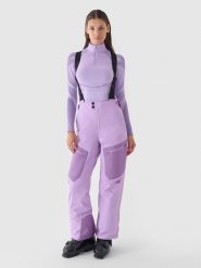 4F Spodnie narciarskie w kolorze fioletowym rozmiar: L. Różowe spodnie dresowe 4f, l, bez wzorów, narciarskie, Thinsulate. Za 413.35 zł.