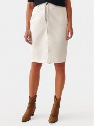 Tatuum Spódnica midi Hinoki 1 T2307.174 Biały Loose Fit. Białe spódnice Tatuum, bez wzorów, z bawełny, midi. Za 219.99 zł.