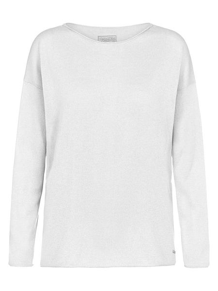 Herrlicher Sweter "Jola" w kolorze białym rozmiar: XS. Białe swetry Herrlicher, xs, bez wzorów, z bawełny, bez ramiączek. Za 204.95 zł.