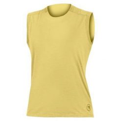 Damski tank top Endura SingleTrack. Zielone koszulki sportowe ENDURA, bez wzorów, bez ramiączek, rowerowe. Za 189.99 zł.