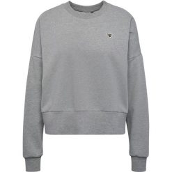Bluza damska Hummel Bee. Szare bluzy sportowe Hummel, bez wzorów, bez kaptura. Za 217.50 zł.