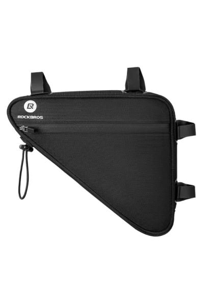 Torba rowerowa Deltapod 1,5L. Czarne torby na ramię ROCKBROS, bez wzorów, z meshu, na ramię, bez dodatków. Za 71.99 zł.