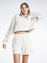Reebok Bluza Reebok Classics Varsity Sweatshirt HT7843 Biały. Białe bluzy Reebok, xl, bez wzorów, z bawełny, bez kaptura. Za 149.99 zł.