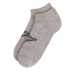 Skarpety krótkie Reebok. Szare skarpety Reebok, bez wzorów. Za 39.99 zł.