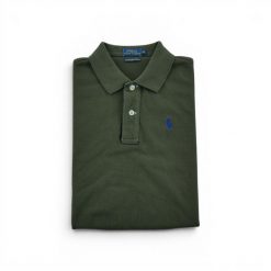 Polo damskie krótkie rękawy Polo Ralph Lauren. Zielone koszulki polo RALPH LAUREN, l, bez wzorów, z tkaniny, bez kołnierzyka, bez ramiączek. Za 127.76 zł.