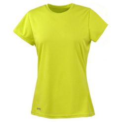 Damska Koszulka Z Krótkim Rękawem Quick Dry Z Krótkim Rękawem. Niebieskie bluzki SPIRO, m, bez wzorów, sportowe, bez kołnierzyka, bez ramiączek. Za 59.99 zł.