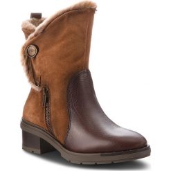 Botki HISPANITAS - Vanilla HI87688 Cognac. Brązowe botki Hispanitas, z aplikacjami, z futra, bez obcasa, na obcasie, bez zapięcia. W wyprzedaży za 439.00 zł.