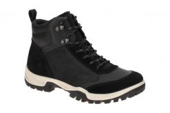 Buty trekkingowe za kostkę damskie Ecco Xpedition III. Czarne trekkingi ecco, z gumy, za kostkę, trekkingowe. Za 638.15 zł.