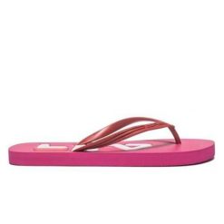 Japonki damskie Fila Troy Slipper Wmn. Czerwone klapki Fila, bez wzorów, z materiału, bez obcasa. Za 102.00 zł.