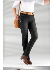 WITT WEIDEN Dżinsy - Slim fit - w kolorze antracytowym rozmiar: 92. Czarne jeansy WITT WEIDEN, bez wzorów, z podwyższonym stanem. Za 70.41 zł.