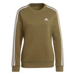 Bluza damska ADIDAS W 3S FL SWT XXS. Czerwone bluzy Adidas, s, bez wzorów, z bawełny, bez kaptura. Za 179.00 zł.