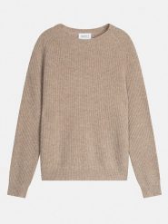 Perfect Cashmere Kaszmirowy sweter "Oceane" w kolorze beżowym rozmiar: S. Brązowe swetry Perfect Cashmere, s, bez wzorów, z kaszmiru, bez ramiączek. Za 506.32 zł.