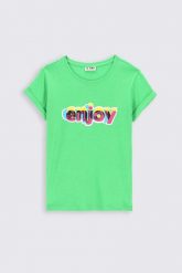 T-shirt z krótkim rękawem. T-shirty MOKIDA, bez wzorów, bez kołnierzyka, bez ramiączek. W wyprzedaży za 4.90 zł.