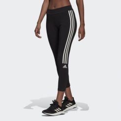 Legginsy damskie adidas Aeroready Designed to Move Cotton-Touch. Czarne legginsy Adidas, xs, bez wzorów, z bawełny. Za 180.95 zł.