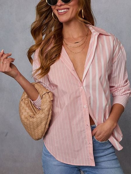 LA Angels Bluzka w kolorze jasnoróżowo-białym rozmiar: M. Różowe bluzki LA Angels, m, bez wzorów, bez kołnierzyka, bez ramiączek. Za 131.12 zł.