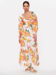 Maaji Sukienka letnia 2073CLD001 Kolorowy Regular Fit. Sukienki Maaji, na lato, m, bez wzorów, z bawełny, bez kołnierzyka, bez ramiączek. Za 499.99 zł.