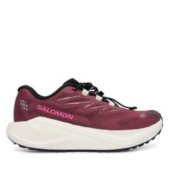 Buty do biegania Salomon. Czerwone obuwie sportowe Salomon, bez zapięcia, do biegania. Za 599.99 zł.