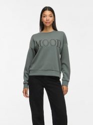 Vila Bluza "Reflect" w kolorze zielonym rozmiar: XL. Zielone bluzy Vila, xl, bez wzorów, bez kaptura. Za 149.95 zł.