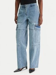 MICHAEL Michael Kors Jeansy MR6909WFAU Niebieski Relaxed Fit. Niebieskie jeansy MICHAEL Michael Kors, bez wzorów. Za 859.99 zł.