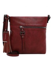 Tamaris Torebka "Nele" w kolorze czerwonobrązowym - 22 x 23 x 3 cm rozmiar: onesize. Brązowe torby na ramię Tamaris, bez wzorów, z materiału, na ramię, bez dodatków. Za 56.99 zł.