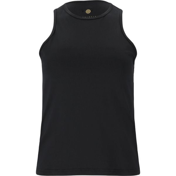 Damski tank top Athlecia Almi. Czarne koszulki sportowe ENDURANCE, bez wzorów, bez ramiączek. Za 160.50 zł.