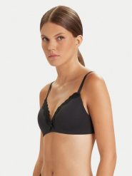 Hunkemöller Biustonosz bezfiszbinowy Lola 196413 Czarny. Czarne biustonosze Hunkemöller, bez wzorów, z syntetyku. Za 149.99 zł.