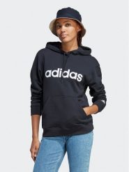 Adidas Bluza Essentials Linear IC4426 Czarny Regular Fit. Czarne bluzy Adidas, s, bez wzorów, z bawełny, bez kaptura. Za 149.99 zł.