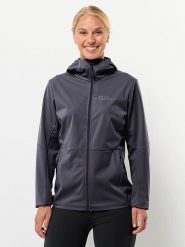 Jack Wolfskin Kurtka softshellowa "Feldberg" w kolorze antracytowym rozmiar: XS. Czarne kurtki sportowe Jack Wolfskin, xs, bez wzorów, bez kaptura, outdoorowe. Za 211.31 zł.