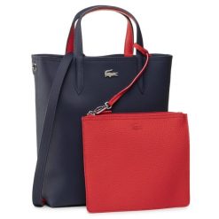 Torebka Lacoste. Niebieskie torebki klasyczne Lacoste, bez wzorów, bez dodatków. Za 389.99 zł.