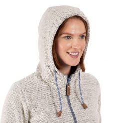 Bluza Z Kapturem Damska Ronee. Białe bluzy Trespass, s, bez wzorów, z materiału, z kapturem. Za 231.99 zł.