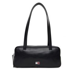 Torebka Tommy Jeans. Czarne torebki klasyczne Tommy Jeans, bez wzorów, z jeansu, bez dodatków. Za 529.99 zł.