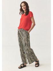 TATUUM Spodnie w kolorze kremowo-czarnym rozmiar: 42. Brązowe spodnie materiałowe Tatuum, bez wzorów, z materiału. Za 126.95 zł.