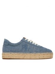LAUREN RALPH LAUREN Espadryle 802P10497001 Niebieski. Niebieskie espadryle Lauren Ralph Lauren, bez wzorów, z materiału, bez obcasa, bez zapięcia. Za 729.99 zł.