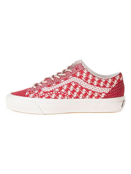 Vans Sneakersy "Old Skool" w kolorze biało-czerwonym rozmiar: 42. Czerwone trampki Vans, bez wzorów, bez zapięcia. Za 194.95 zł.