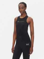 EA7 Emporio Armani Body 7W000338 AF12625 UC001 Czarny Slim Fit. Czarne body EA7 Emporio Armani, l, bez wzorów, z syntetyku. Za 279.99 zł.