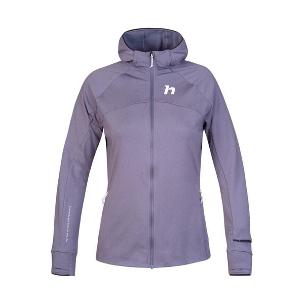Bluza damska z kapturem Hannah Eli. Niebieskie bluzy Hannah, bez wzorów, z materiału, z kapturem. Za 285.99 zł.