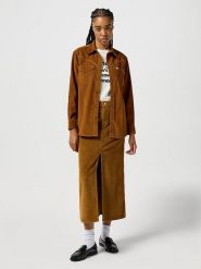 Wrangler Koszula w kolorze jasnobrązowym rozmiar: M. Brązowe koszule Wrangler, m, bez wzorów, bez kołnierzyka, bez ramiączek. Za 149.66 zł.