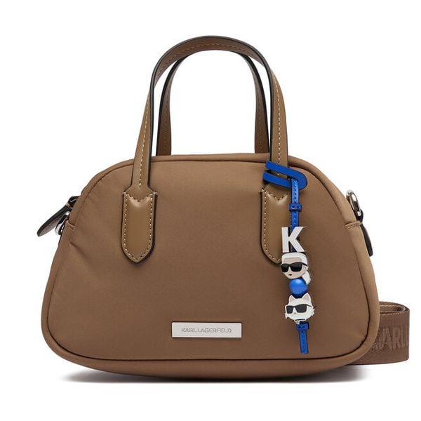 Torebka KARL LAGERFELD. Brązowe torebki klasyczne KARL LAGERFELD, bez wzorów, bez dodatków. Za 779.99 zł.