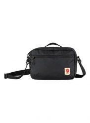 Saszetka Fjallraven High Coast Crossbody - black. Czarne torby na ramię Fjällräven, bez wzorów, z poliamidu, bez dodatków. Za 249.99 zł.