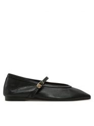 Tommy Hilfiger Baleriny Ballerina Maryjane Soft Leather FW0FW08354 Czarny. Czarne baleriny TOMMY HILFIGER, bez wzorów, ze skóry, bez obcasa. Za 299.99 zł.