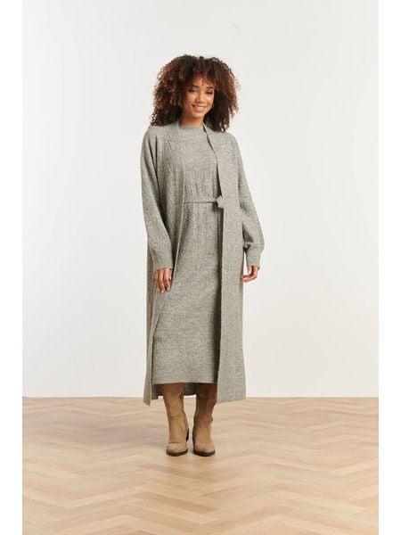 Smashed Lemon Kardigan w kolorze szarym rozmiar: M. Szare kardigany Smashed Lemon, m, bez wzorów, z wełny. Za 143.99 zł.