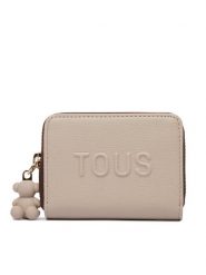 TOUS Portfel 2002374143 Beżowy. Brązowe portfele Tous, bez wzorów, ze skóry. Za 359.99 zł.