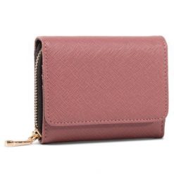 ACCCESSORIES 1W1-054-AW20 Różowy. Czerwone portfele ACCCESSORIES, bez wzorów. Za 49.99 zł.