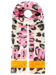 Zwillingsherz Szal "Wild Leo" ze wzorem - 180 x 85 cm rozmiar: onesize. Szaliki Zwillingsherz, bez wzorów, z materiału. Za 105.38 zł.