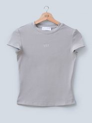 LeGer Koszulka w kolorze szarym rozmiar: 34. Szare bluzki LeGer, bez wzorów, bez kołnierzyka, bez ramiączek. Za 96.14 zł.