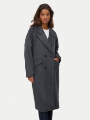 Vero Moda Płaszcz wełniany Harper 10320446 Szary Regular Fit. Szare płaszcze Vero Moda, na zimę, xl, bez wzorów, z syntetyku, bez kaptura. Za 509.99 zł.