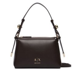 Torebka Armani Exchange. Brązowe torebki klasyczne Armani Exchange, bez wzorów, bez dodatków. Za 614.99 zł.